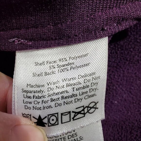 Eddie Bauer Women's Purple Full-zip Light Jacket Coat Size Small - Picture 8 of 12